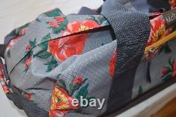 Matilda Jane Keep On Rolling Duffle Bag Gray Floral Luggage