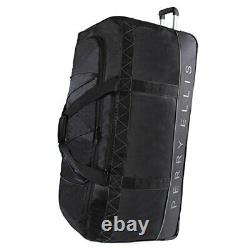 Men's Extra Large 35 Rolling Duffel Bag-A335, One Size Black/Grey