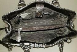Michael Kors Hamilton Gunmetal Rock & Roll Silver Stud Shoulder Tote Bag? Nwt