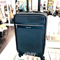 Michael Kors Lady Men Rolling Travel Trolley Suitcase + XL DUFFLE BAG BLACK