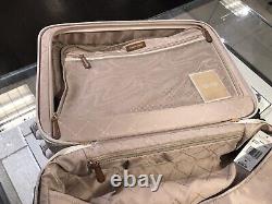 Michael Kors Logo Rolling Travel Trolley Suitcase Carry On Bag Vacation Trip MK