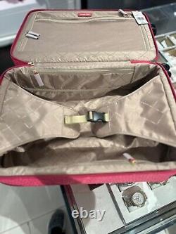 Michael Kors Rolling Travel MK Trolley Suitcase+ XL Weekender Duffle Bag