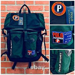 NEW Ralph Lauren POLO SPORT 90s SPORTSMAN Limited Edition Roll-Top Backpack Bag