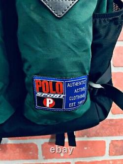 NEW Ralph Lauren POLO SPORT 90s SPORTSMAN Limited Edition Roll-Top Backpack Bag