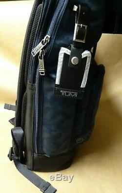 NEW Tumi Men's Alpha Bravo London Roll-Top Backpack Navy Blue Camo Limited
