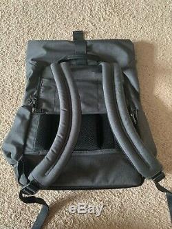 NWOT Tumi Birch Roll Top Backpack Heather Grey / Black FREE SHIPPING