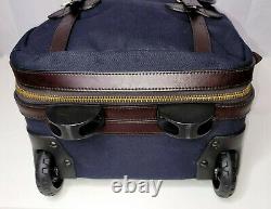 NWT Filson Rugged Twill Rolling Carry-On Medium 22 Bag Suitcase Navy Blue $625