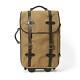 NWT Tan Filson 11070323 Rolling Carry-On Bag Med Leather Tin Cloth luggage USA