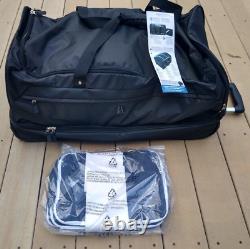 NWT Travelpro Roadtrip 30 Drop-Bottom Rolling Duffel with 30-Inch, Ash Black 7.5