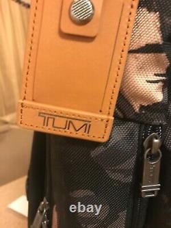 NWT Tumi Men's Alpha Bravo London Roll-Top Camo Backpack, Gray Grey Highlands