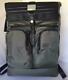 NWT Tumi Men's Alpha Bravo London Roll Top Laptop Large Backpack In Grey/ Emboss