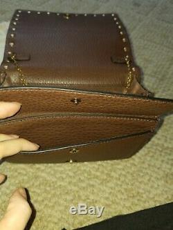NWT Valentino Garavani Rolling Rockstud Mini pouch Leather Shoulder Bag $1,751
