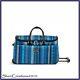 NWT Vera Bradley Rolling Duffel Travel Bag in Cha-Cha Blue MSRP $220 #180215-078