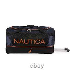 Nautica Halio 30 Rolling Duffel Bag with In-line Recessed Wheels