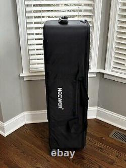 Neewer Photo Studio Equipment Rolling Bag Trolley Carrying Case with Padded