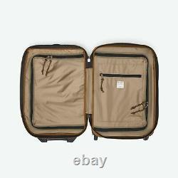 New FILSON Dryden Rolling 2-Wheel Carry-On Bag Suitcase Luggage 22 Whiskey