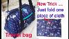 New Folding Trick Just With Single Piece Of Cloth Travel Bag Making At Home Diy Tote Bag Craft2315