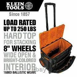 New Klein Tools 55473rtb Tradesman Pro Tool Master Rolling Tool Bag