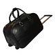 New Leather Luggage travel duffle weekend overnight bag rolling suitcase 20 Inch