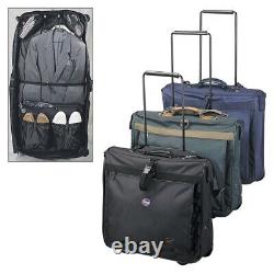 New NAVY Rolling Suit Dress Travel Business Show Executive Garment Organizer