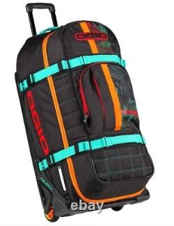 New Ogio Rig 9800 Pro Gear Bag Duffle Rolling Travel Bag, Tropics 801003-08