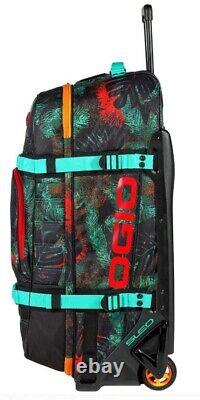 New Ogio Rig 9800 Pro Gear Bag Duffle Rolling Travel Bag, Tropics 801003-08