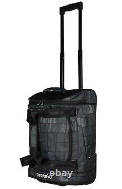 New Projekt Co-Pilot Charcoal/Black Rolling Duffel Bag