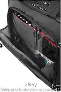 New Samsonite Guardit 17.3 Laptop Tablet Rolling Tote Black Wheel Bag Ipad Pack