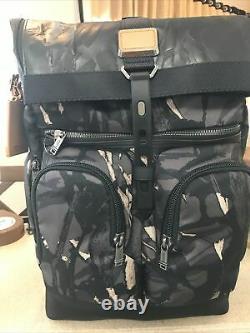 New Tumi Alpha Bravo London Roll-Top Backpack HIGHLANDS CAMO