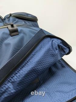 New Tumi Alpha Bravo London Roll-Top Backpack Navy Blue Nylon 232388NVY