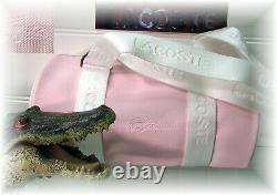 New Vintage LACOSTE Womens Ladies HANDBAG Roll Bag Classic 2.22 Petal Pink