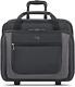 New York Bryant Rolling Laptop Bag, Black/Grey, 14 X 16.8 X 5 (PT136)