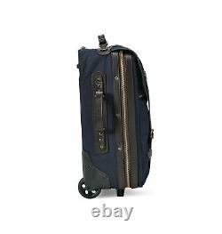 New in Box Filson Rugged Twill Med Rolling Carry-On Bag Suitcase NAVY Blue $625