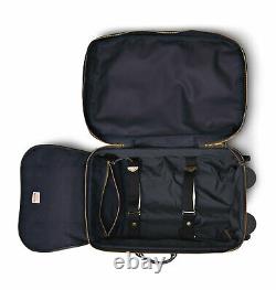 New in Box Filson Rugged Twill Med Rolling Carry-On Bag Suitcase NAVY Blue $625
