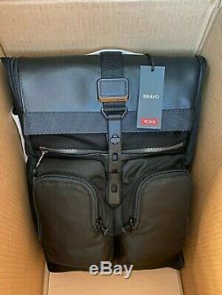 New in Box TUMI Backpack 1033021041 Alpha Bravo London Roll Top Black