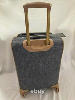 Nicole Miller suitcase 20 Inch Carry On Bag with 4-Rolling Spinner