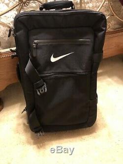 Nike Fiftyone 49 Luggage Large Roller Bag Wheeled Rolling Suitcase Black