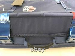 Nike USA USMNT Team Issued Rolling Luggage Bag Navy Blue PB0017-410