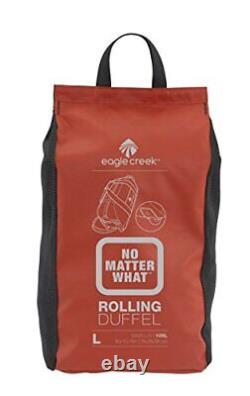 No Matter What Rolling Duffel Bag L Featuring Durable Water Large Red Clay