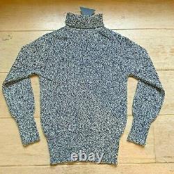 North Sea Clothing'Norway' Roll Neck Marl, Size 44 BNWT, c/w NSC cotton bag