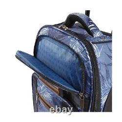 ORIGINAL PENGUIN Luggage 30 Large Rolling Duffel Bag, Blue Palm Tree, One Size