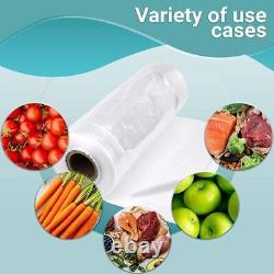 Pack of 125 X-Large Jumbo Gusset Poly Bags on Roll 26 x 24 60. Perforated Clear