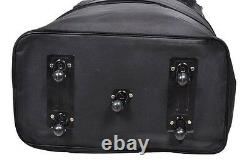 Pack of 4 40 Black Rolling Wheel Duffel Bag Spinner Suitcase Duffle Luggage T