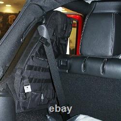 Pair Multi-Pocket & Roll Bar Storage Cargo Bag for Jeep Wrangler 97-21 TJ JK JL