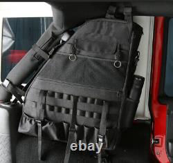 Pair Multi-Pocket & Roll Bar Storage Cargo Bag for Jeep Wrangler 97-21 TJ JK JL