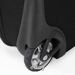 Pathfinder Gear 22 Inch Rolling Drop Bottom Durable Travel Duffel Bags Black
