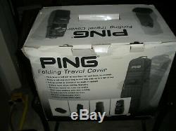Ping 6 Wheel Rolling Travel Bag Comes with storage bag- Color BlackNEW