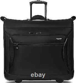 Premium Rolling Garment Bag with Multiple Pockets, Black, 45-Inch