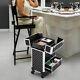 Professional Rolling Makeup Case Cosmetic Artist Salon Oxford Train Bag withDrawer
