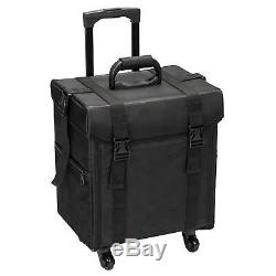 Professional Rolling Makeup Case Cosmetic Artist Salon Oxford Train Bag withDrawer